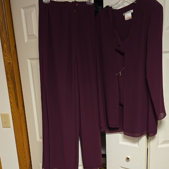 Purple Two-Piece Dress Set - Picture 2 of 7